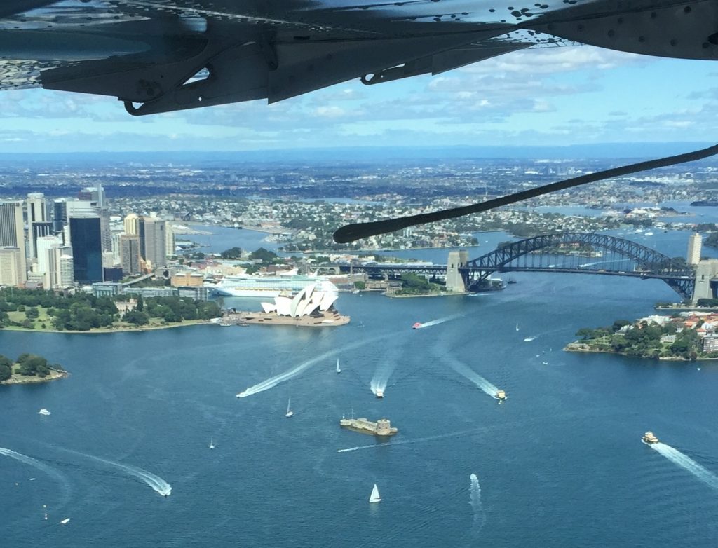 Travelspotter Monthly Recap - December - All the things I did in December, 2017, as seen on the blog www.travelspotter.org - Seaplane ride over Sydney Harbour and Northern Beaches