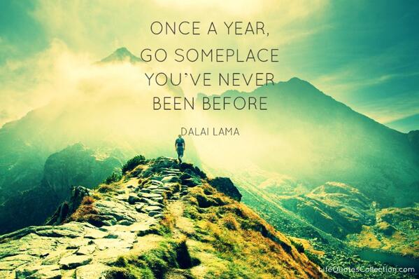 Travel Quote… Somewhere New